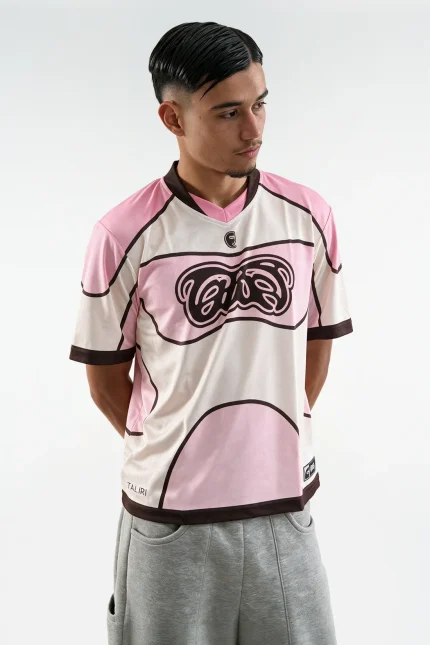 Taliri Crème Rose Jersey T Shirt (3)
