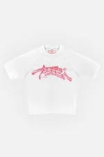Taliri New Type T Shirt Blanc Rose