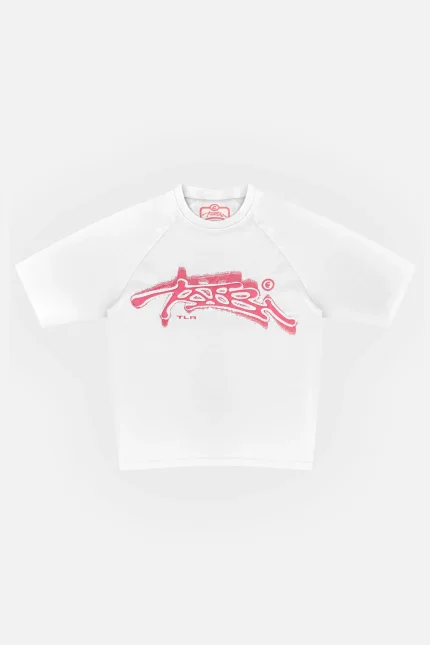 Taliri New Type T Shirt Blanc Rose