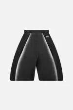 Taliri Pantalon Pleated Bermuda Noir