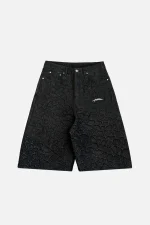 Taliri Pantalon Reptile Jort Noir (4)