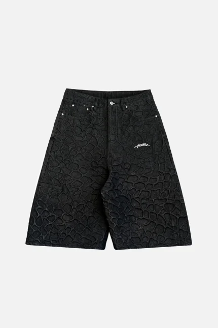Taliri Pantalon Reptile Jort Noir (4)