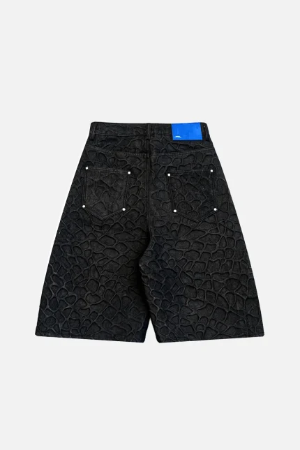 Taliri Pantalon Reptile Jort Noir (5)