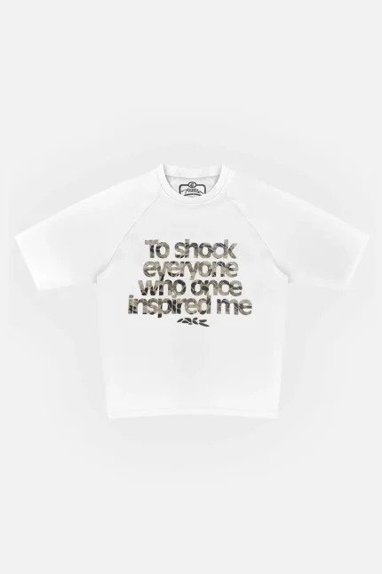 Taliri T.S.E.W.O.I.M Camo T Shirt Blanc